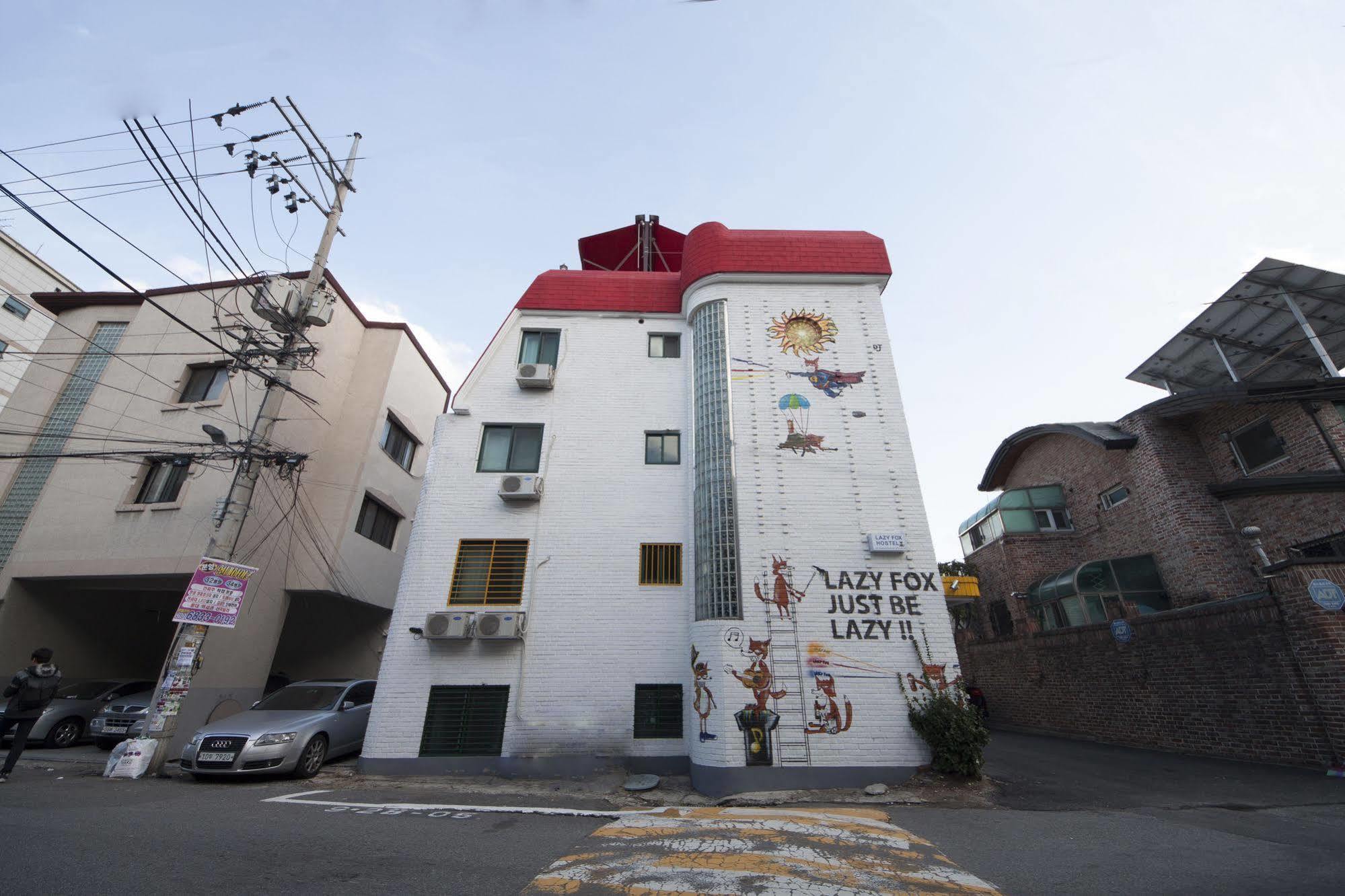 Hongdae Lazy Fox Hostel In Seoul Eksteriør bilde